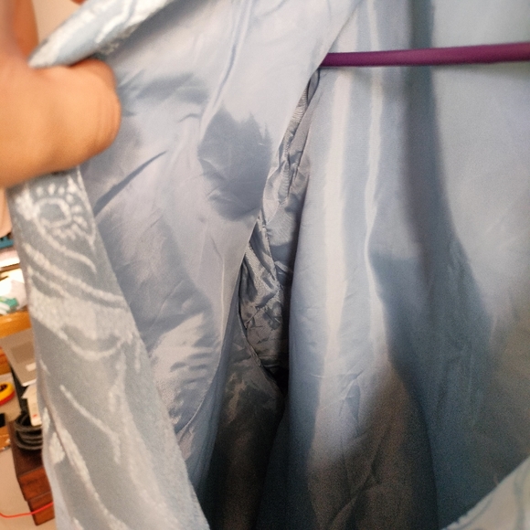 Light Blue Brocade Blazer - Picture 10 of 14
